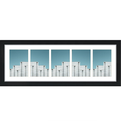 Black Matte Picture Frame with Mat