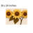 3D Sunflower Pattern Bath Mat, 36 X 24