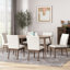 Chaises parsons rembourrées Kuruova-71519233