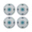 Glass Beads Round Beaded Placemats