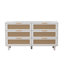 Armoire de rangement en rotin à 51 tiroirs 51,18 po