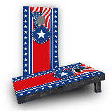 America Theme Cornhole Game Set