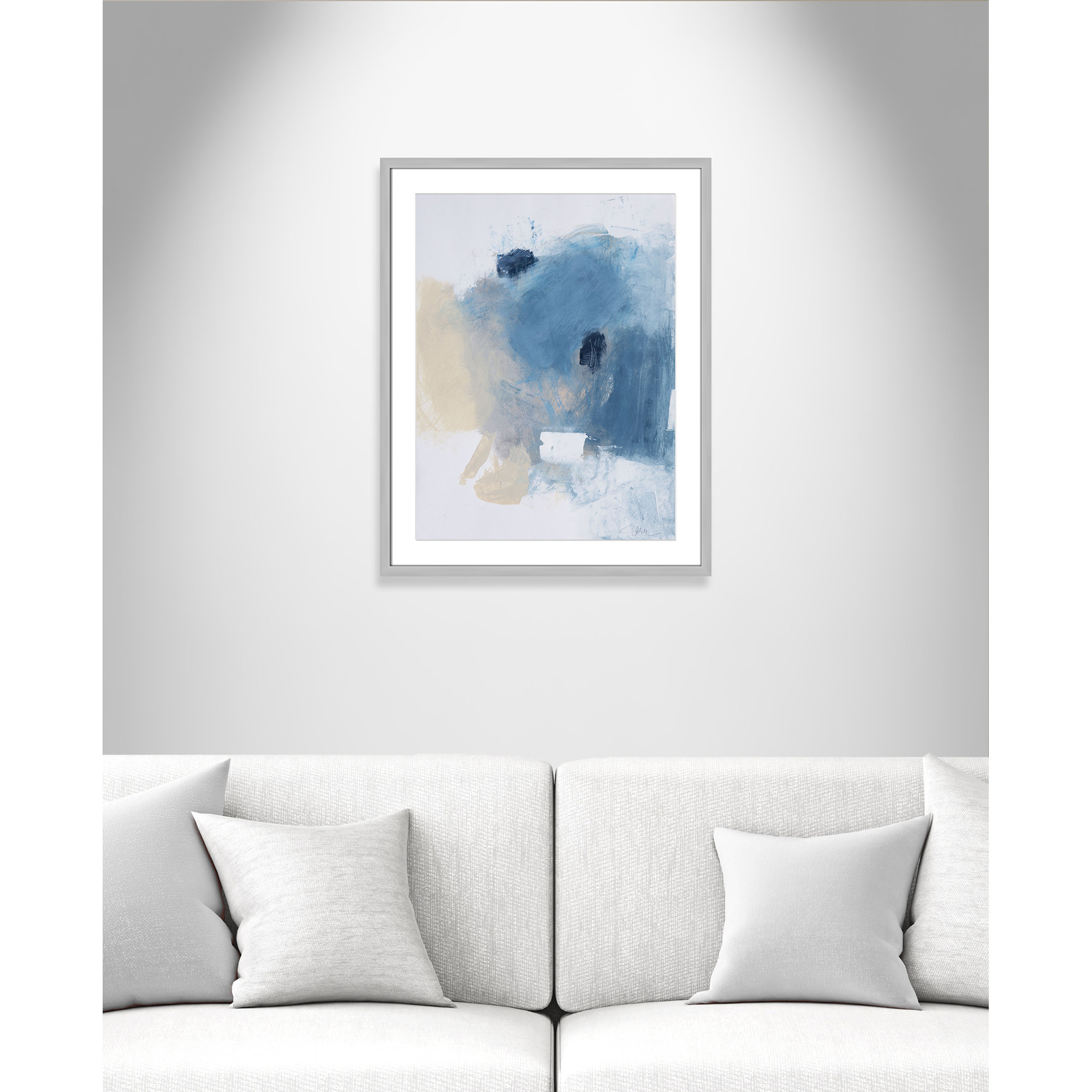 Coastal Carnival I Print by Casa Fine Arts, Silver Single Picture Framed Paper, 29.5" H x 23.5" W x 1.25" D, White