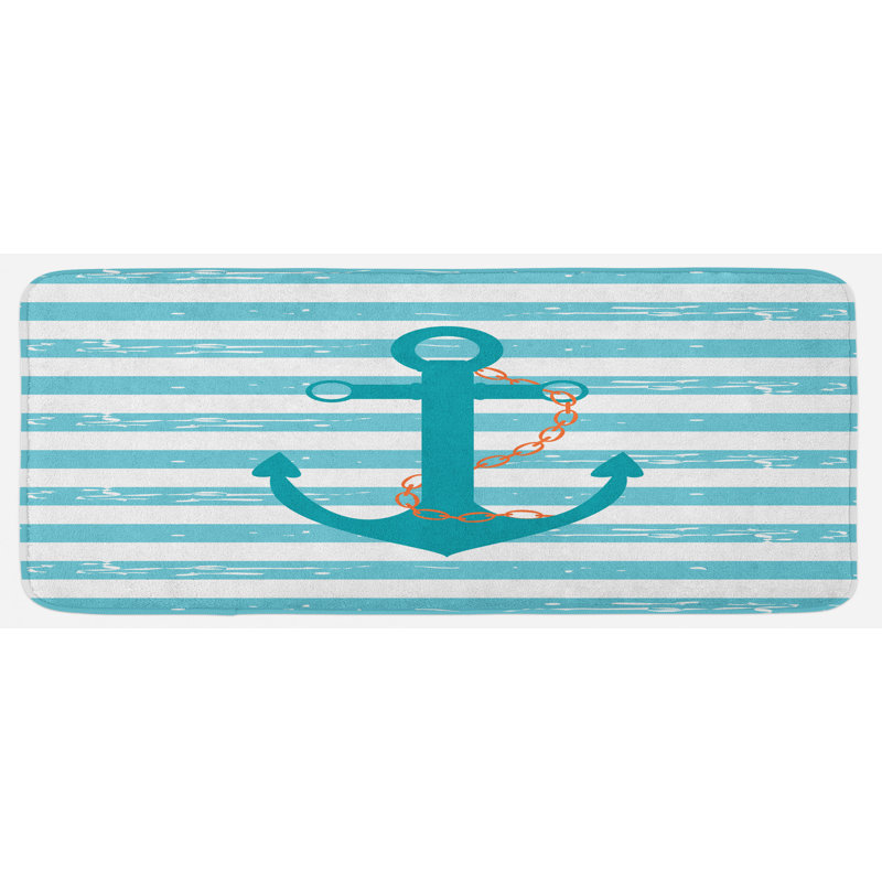 Tapis de cuisine blanc pour bateau