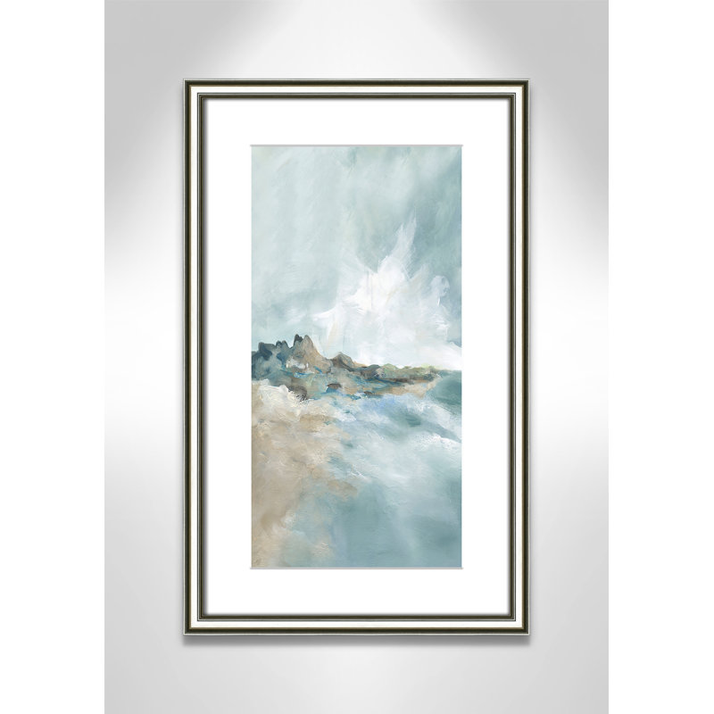 Imprimé Sandpoint par Carol Robinson, Reproduction encadrée avec passe-partout, Argent classique