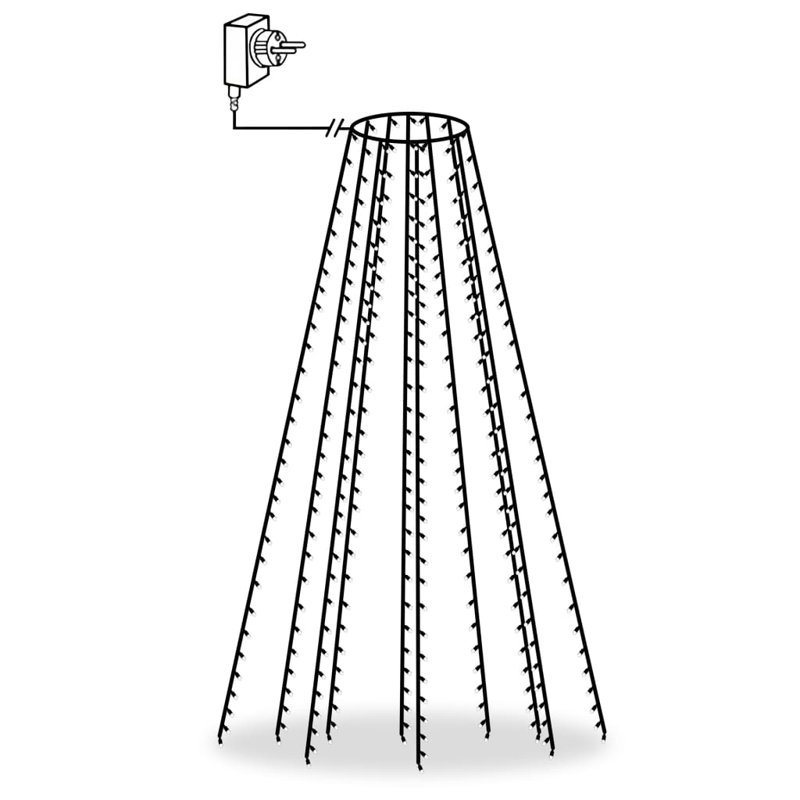 LED Indoor / Outdoor Net Lights, White