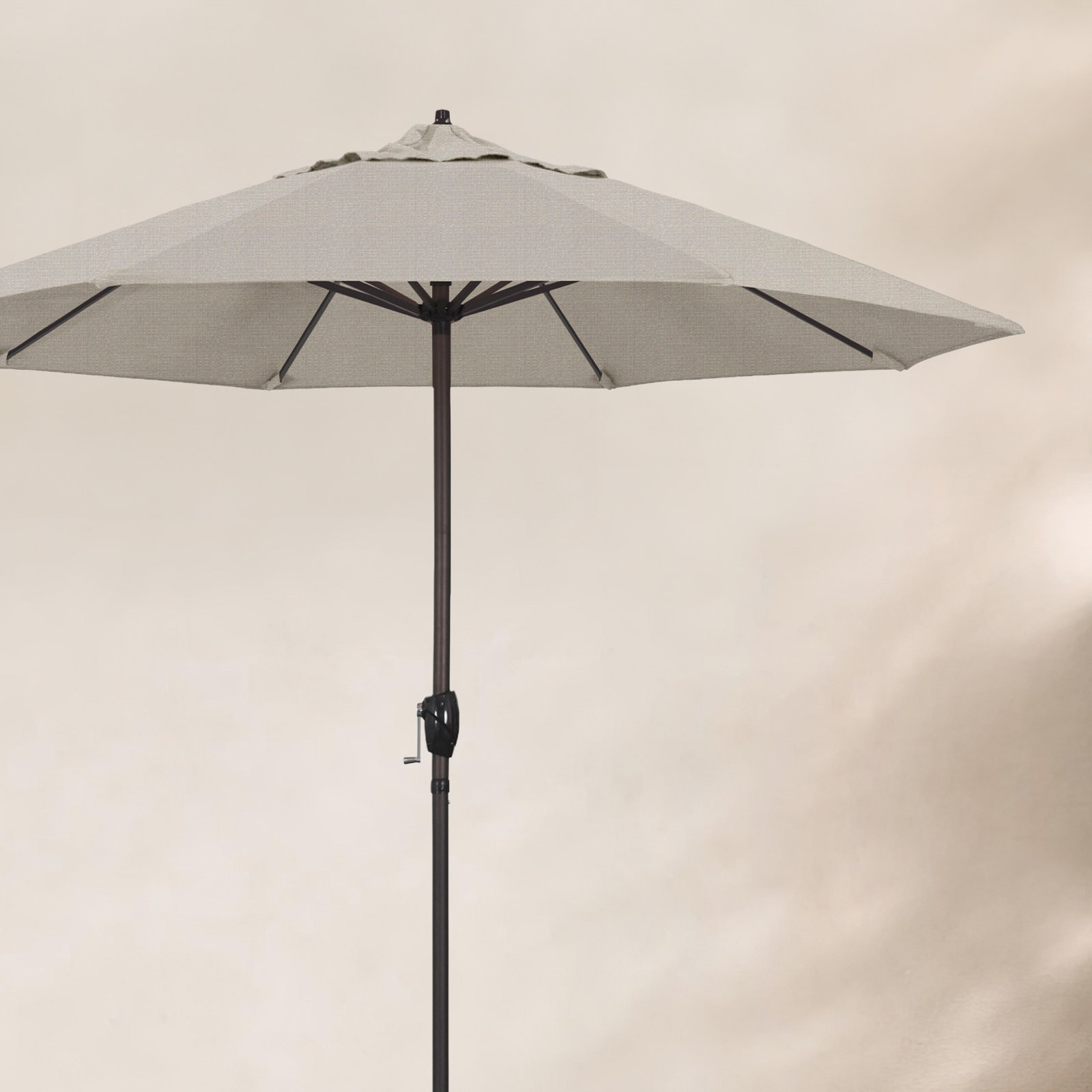 Stevie 9' Umbrella, Woven Granite Performance