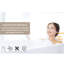 Baignoire autoportante 67 po en acrylique 67 po, blanc brillant, drain chromé Toe-tap