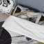 Ensemble de housse de couette en microfibre / polyester Black Gold Fusion Of Marble I Bedding-830673133