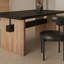 Table de salle à manger élégante en bois massif rétro-2055220808
