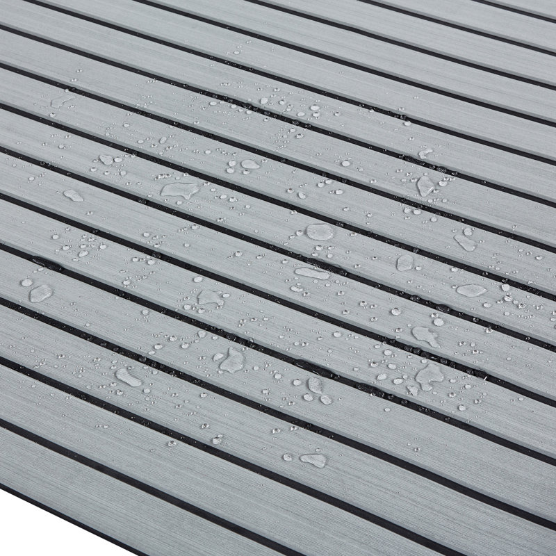 Paillasson extérieur antidérapant Shiffa, Gris, L 35,4 po x L 94,5 po