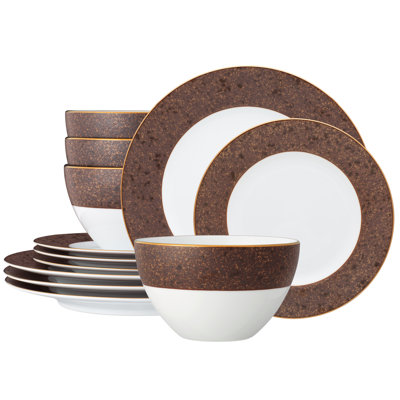 Noritake Tozan 12-Piece Dinneware Set, Service For 4