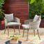 Chaise de patio en galets