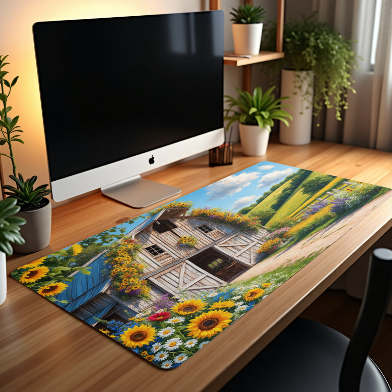 Polyester Desk Pad, 23.6x13.8