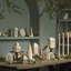 Porte-bougie de table en céramique 7,1 po Urbania