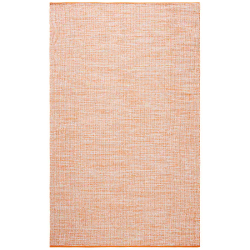 Livia Flat Weave Cotton Solid Color Rug, Rectangle 5' x 8'