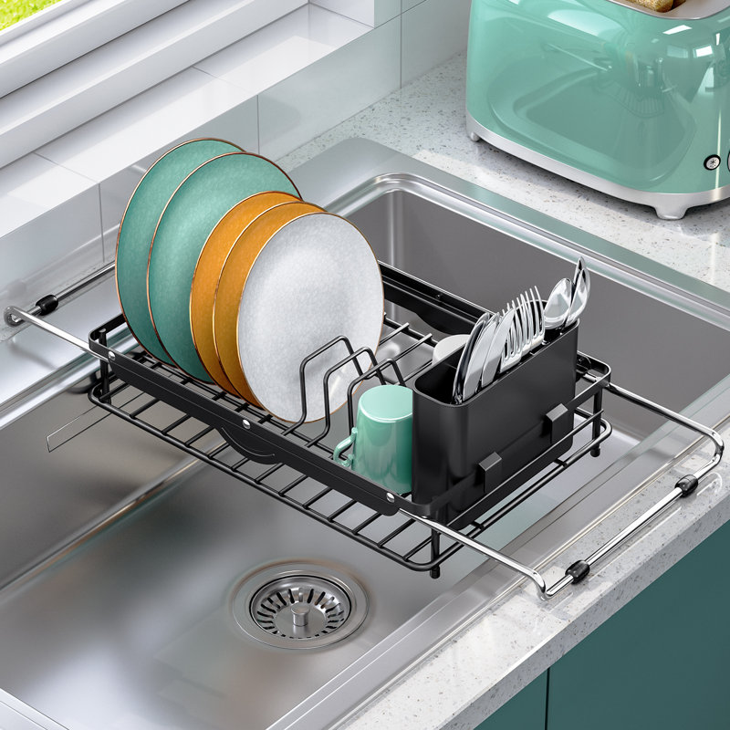 Over the Sink Dish Drying Rack,In Sink Dish Drying Racks,Expandable Dish Rack Over Sink Counter,Adjustable Dish Drainer