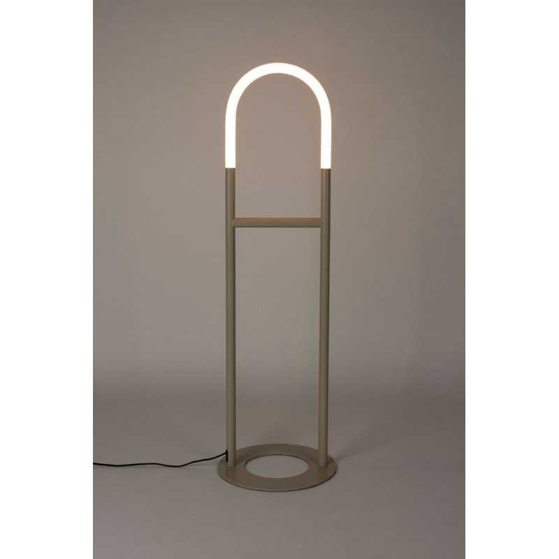 Lampe sur pied arquée