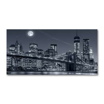 Manhattan New York - Wrapped Canvas Print