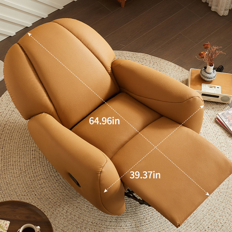 Fauteuil inclinable Tianda, Brun