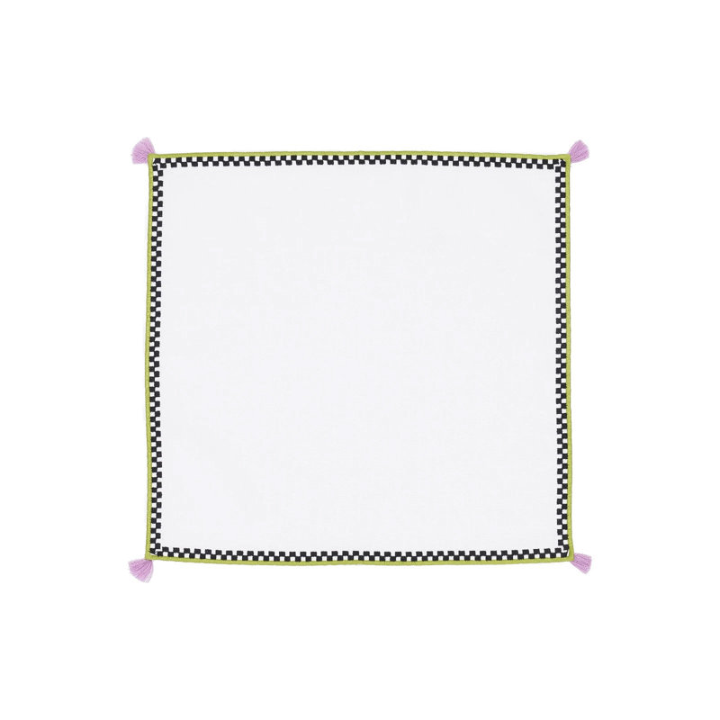 McBain Linen Embroidered Square