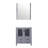 Bath Vanity 30 In. W X 18.25 In. D, Ceramic Top, And 28 In. Mirror-258438425