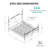 Beckett Solid Wood Low-Profile Bed Frame with Spindle Design-53309535-20238597