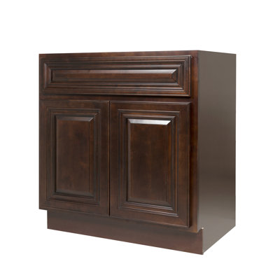 Midnight 36'' Single Bathroom Vanity Base Only in Espresso