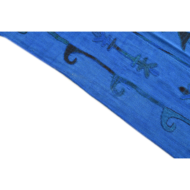 Tapis bleu 5x8 Perry