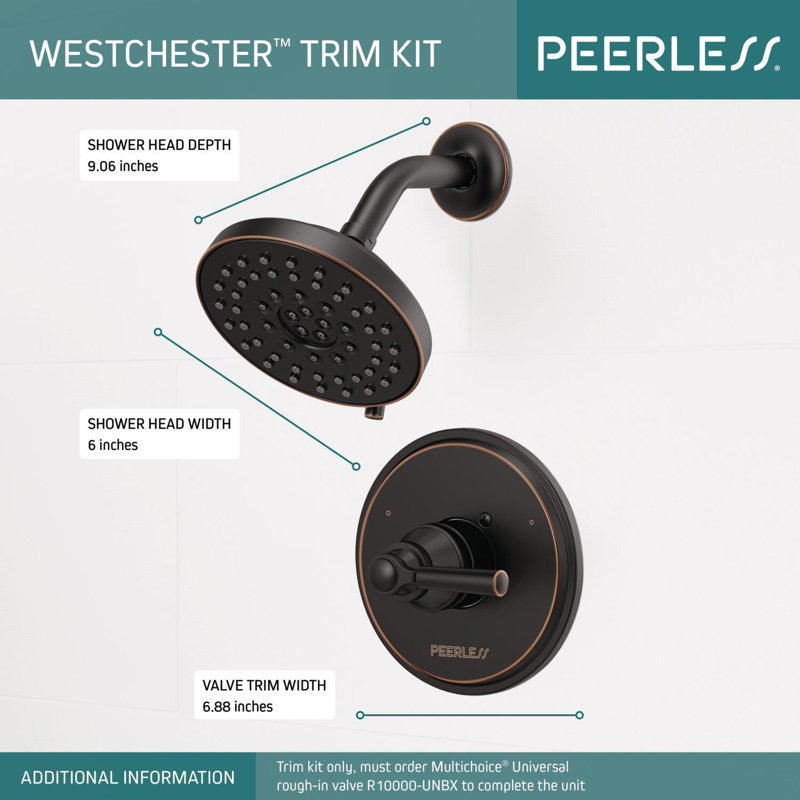 Westchester Shower Faucet, Oil Rubbed Bronze