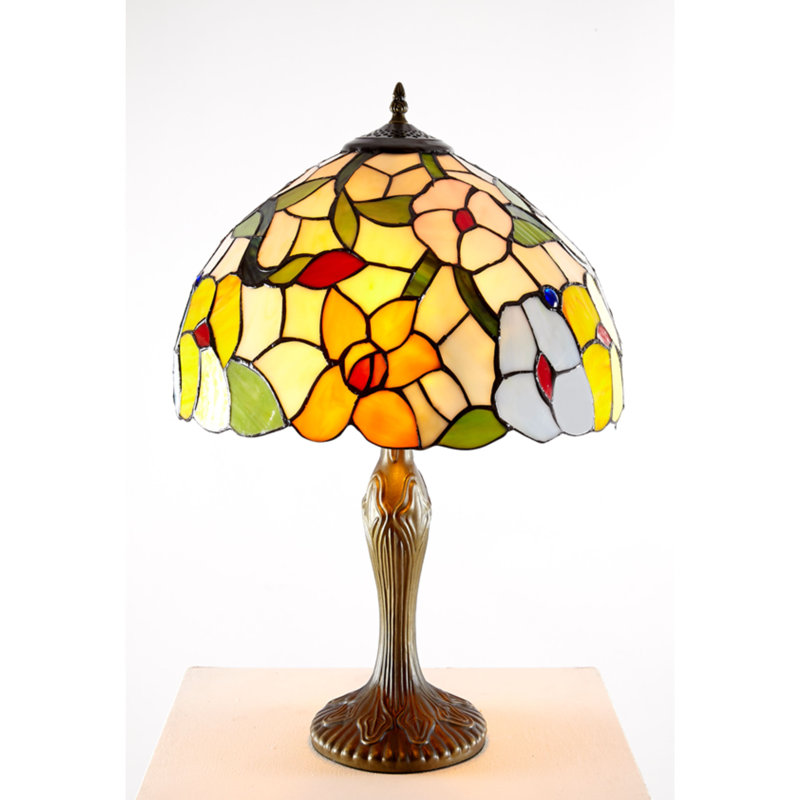 Mintz Metal Table Lamp, 45cm H x 40.64cm W x 40.64cm D, Blue/Pink/Beige/Green