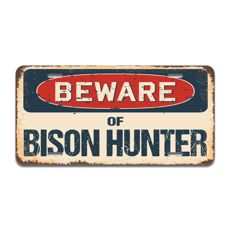Cadre en aluminium Beware of Bison Hunter