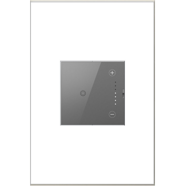 Adorne® Touch 0-10V Single Pole and 3 Way Dimmer with Microban