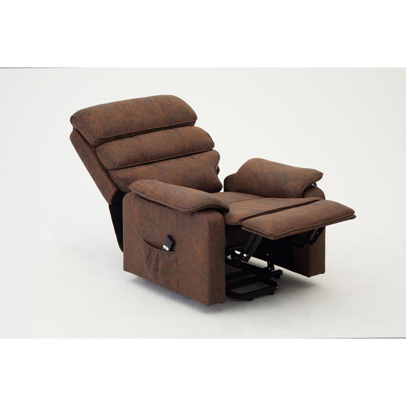 Leonido 82cm Wide Lift Assist Standard Recliner, Brown
