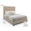 Lit tapissier standard à profil bas Hinth-21603615-21603621