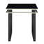 Ensemble de 3 tables basses et tables de bout noires occasionnelles