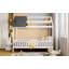 Lit simple en bois avec clôture-731880510