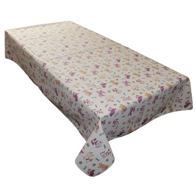Puppies Print Tablecloths