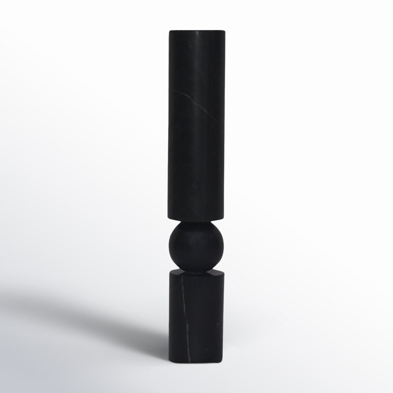 Sagebrook Home Celise Exquisite Marble Sculpture, Black