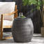 Table d'appoint de patio en osier 14,00 "| Idée cadeau