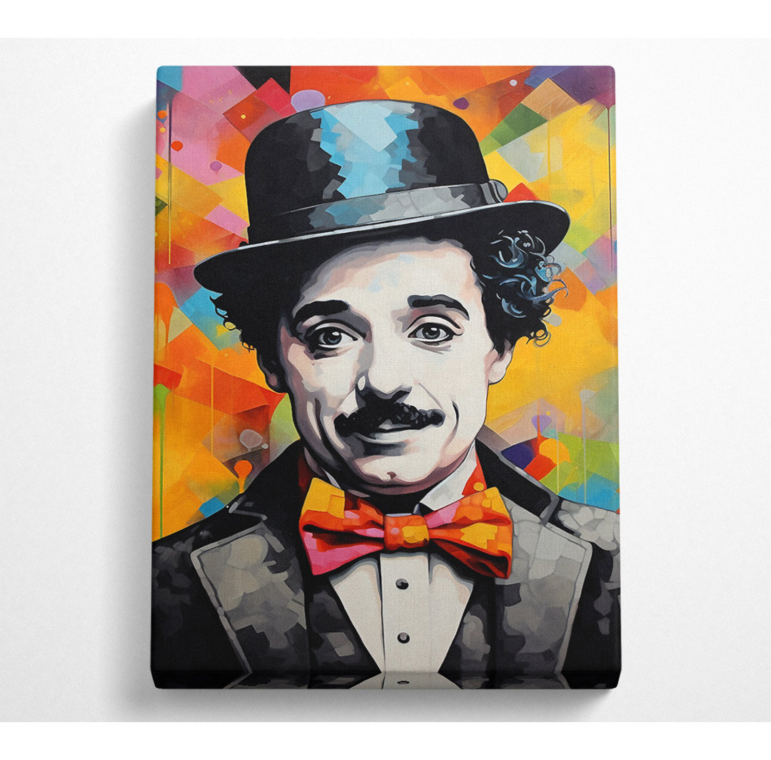 Charlie Chaplin Kunst - Kunstdrucke auf Segeltuch