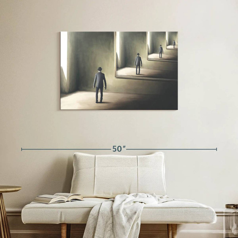 Kelan Infinite Man, 24" H x 36" W