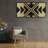 Rustic Abstract Wall Decor on Solid Wood