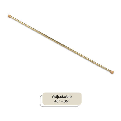 Fantasia Brass Adjustable Tension Rod
