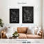Barber's Chair Vintage BW - impression sur toile tendue-784158580