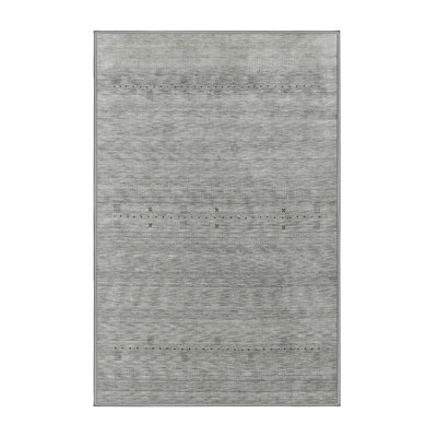 Tapis contemporain gris