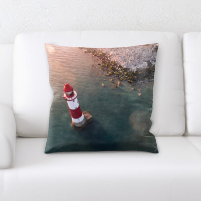 Kaleb Microsuede Reversible Throw Pillow