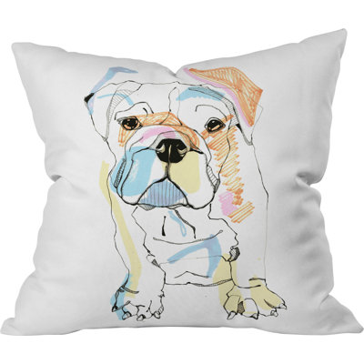 Coussin extérieur color bouledogue