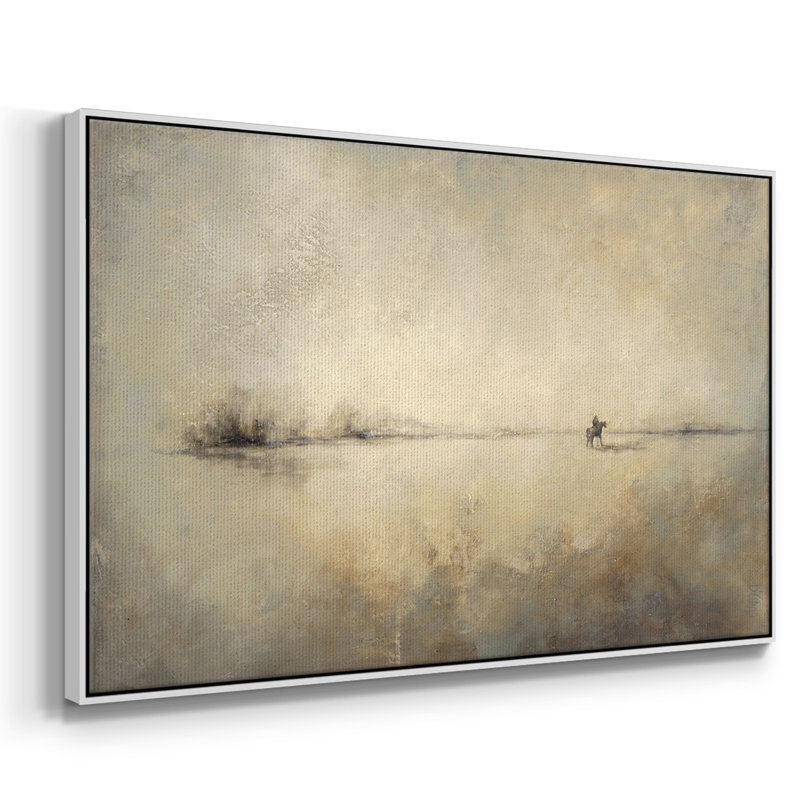«Traveller», reproduction sur toile encadrée, H 17 po x l 25 po x P 2 po, Toile encadrée flottée blanche