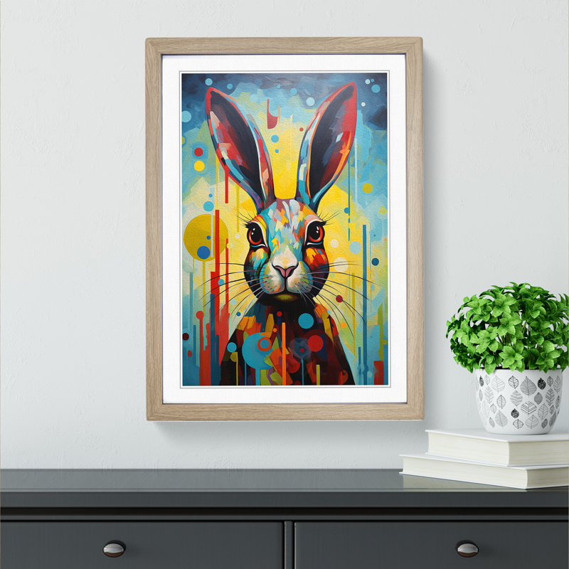 Hare Orphism No.2 - Framed Print